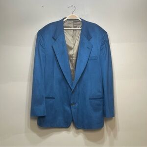 Irvine Park blue velvet blazer